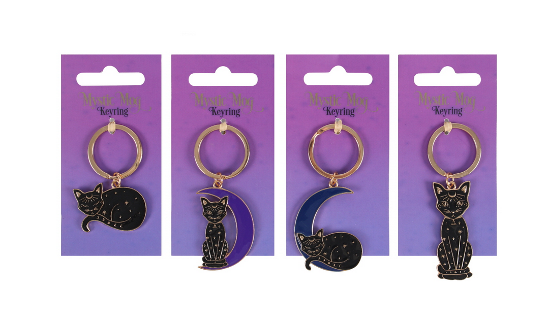 Mystic Mog cat Keychain