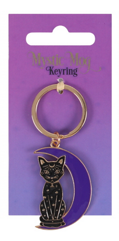 Mystic Mog cat Keychain