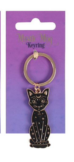 Mystic Mog cat Keychain