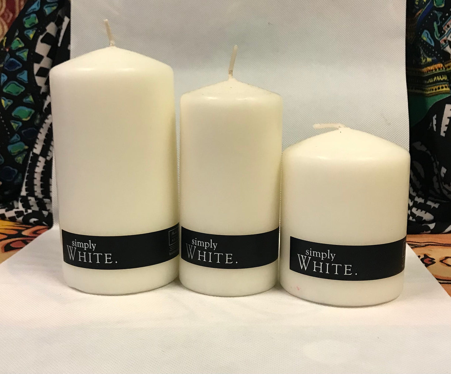Simply White Candles