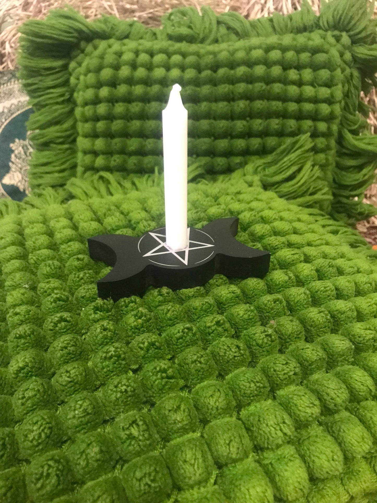 Triple Moon candle holder