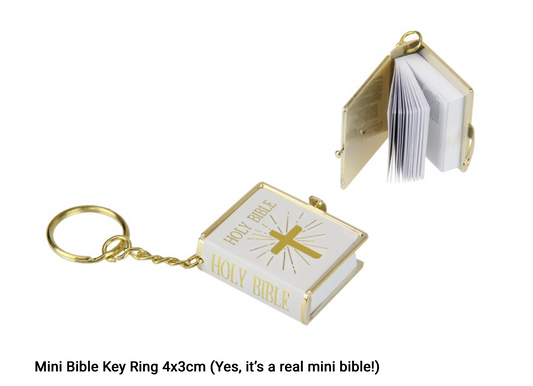 Mini Bible keychain