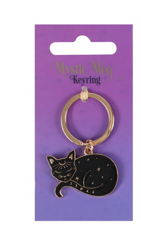 Mystic Mog cat Keychain