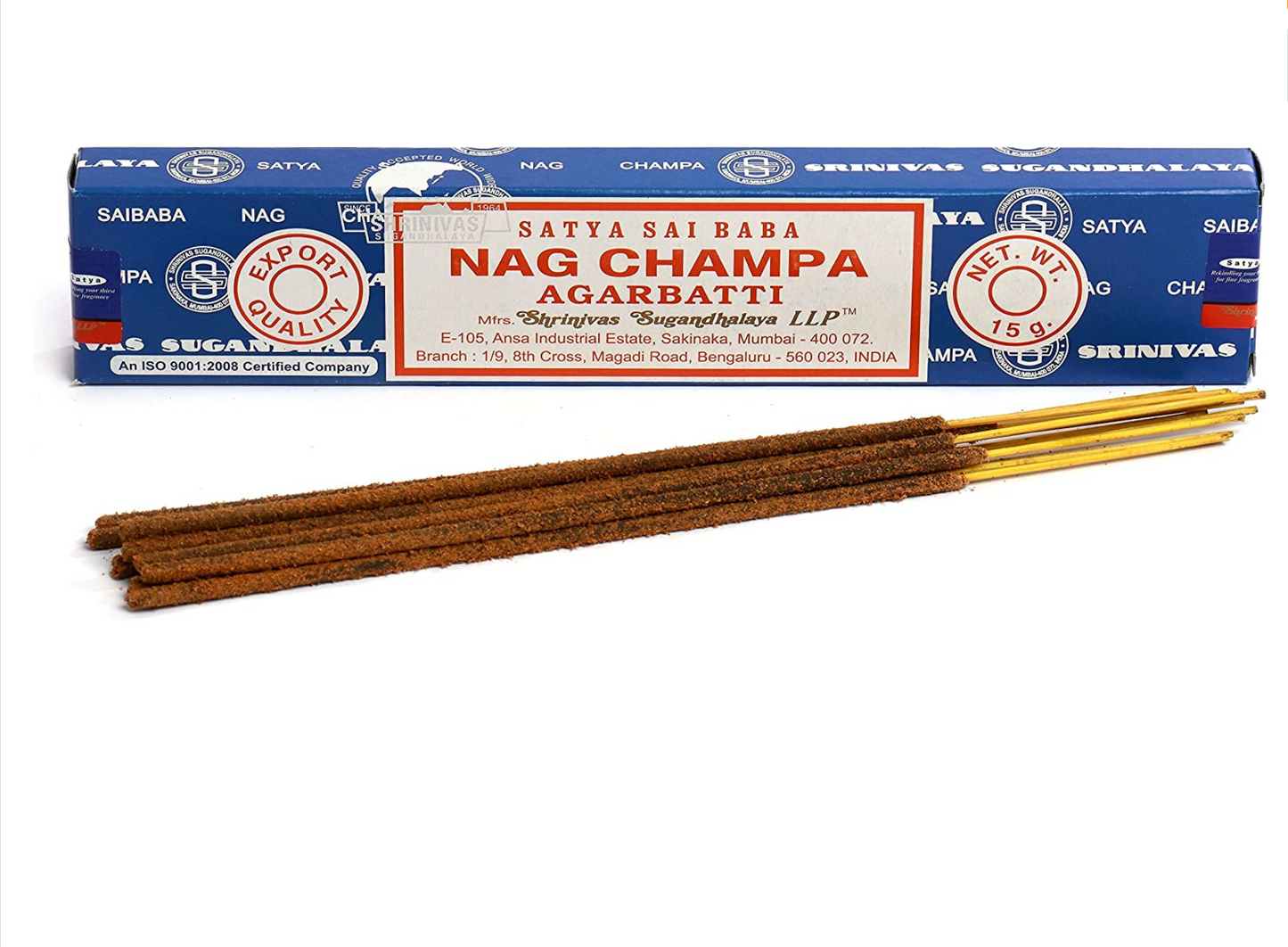 Nag Champa Incense Sticks 15g (Satya Sai Baba)